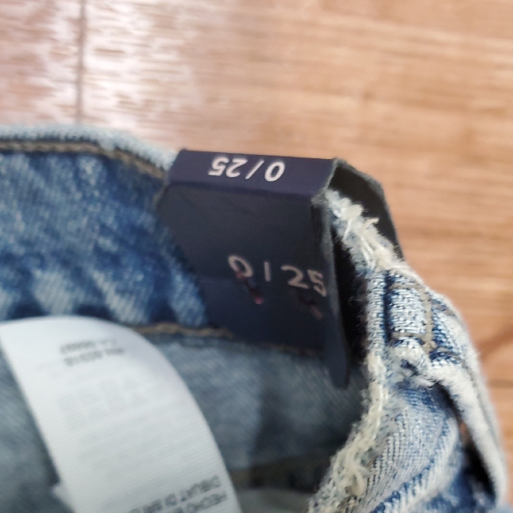 Lucky Brand Light Blue Distressed Jean Shorts - Picture 7 of 9